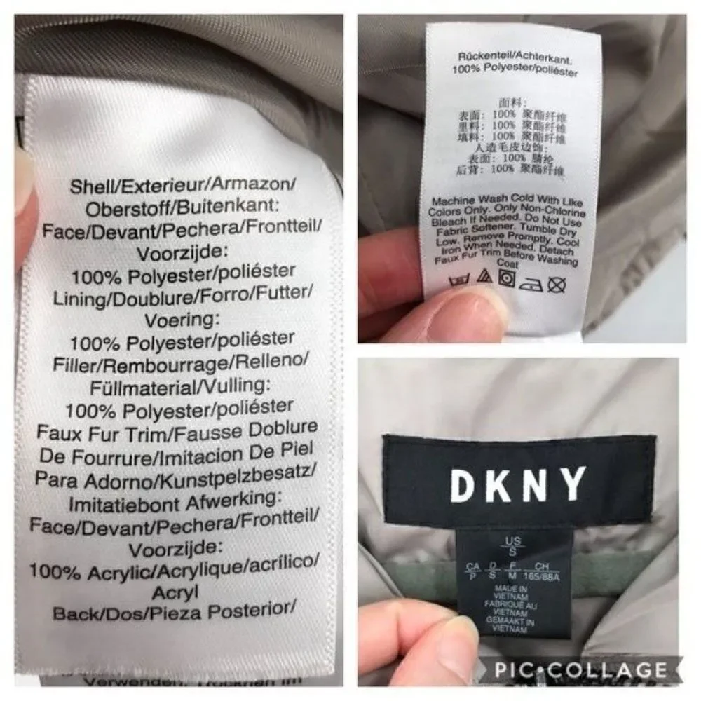 Dkny puffer coat